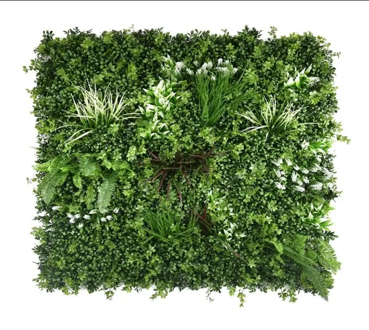 ARTIFICIAL GREEN WALL MELBOURNE OD FOO1 WHITE SUMMER 100CM X 100CM $95