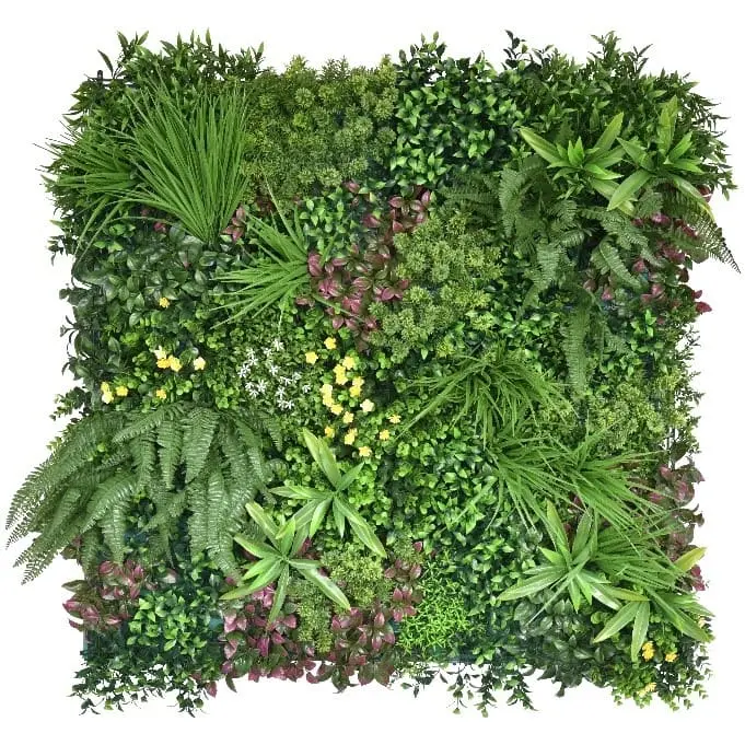 ARTIFICIAL GREEN WALL MELBOURNE OD FOO6 MAGIC AUTUMN 100CM X 100CM $95
