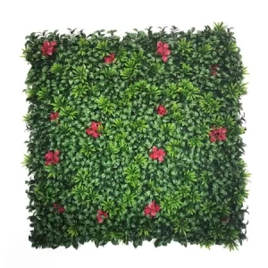 FAUX GREEN WALL WINTER CHEER 50X50CM OD A102