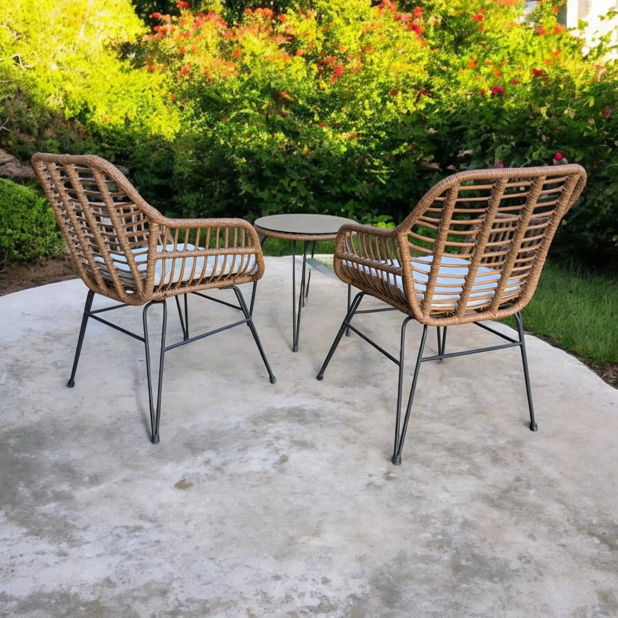 Atrani 3 Piece Wicker Outdoor Setting – Patio Furniture Set 11 Atrani 3 Piece Wicker Outdoor Setting – Patio Furniture Set - Image 11