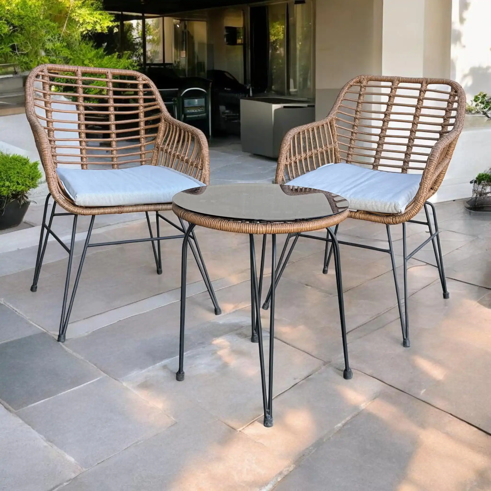 Atrani 3 Piece Wicker Outdoor Setting – Patio Furniture Set 21 Atrani 3 Piece Wicker Outdoor Setting – Patio Furniture Set - Image 21