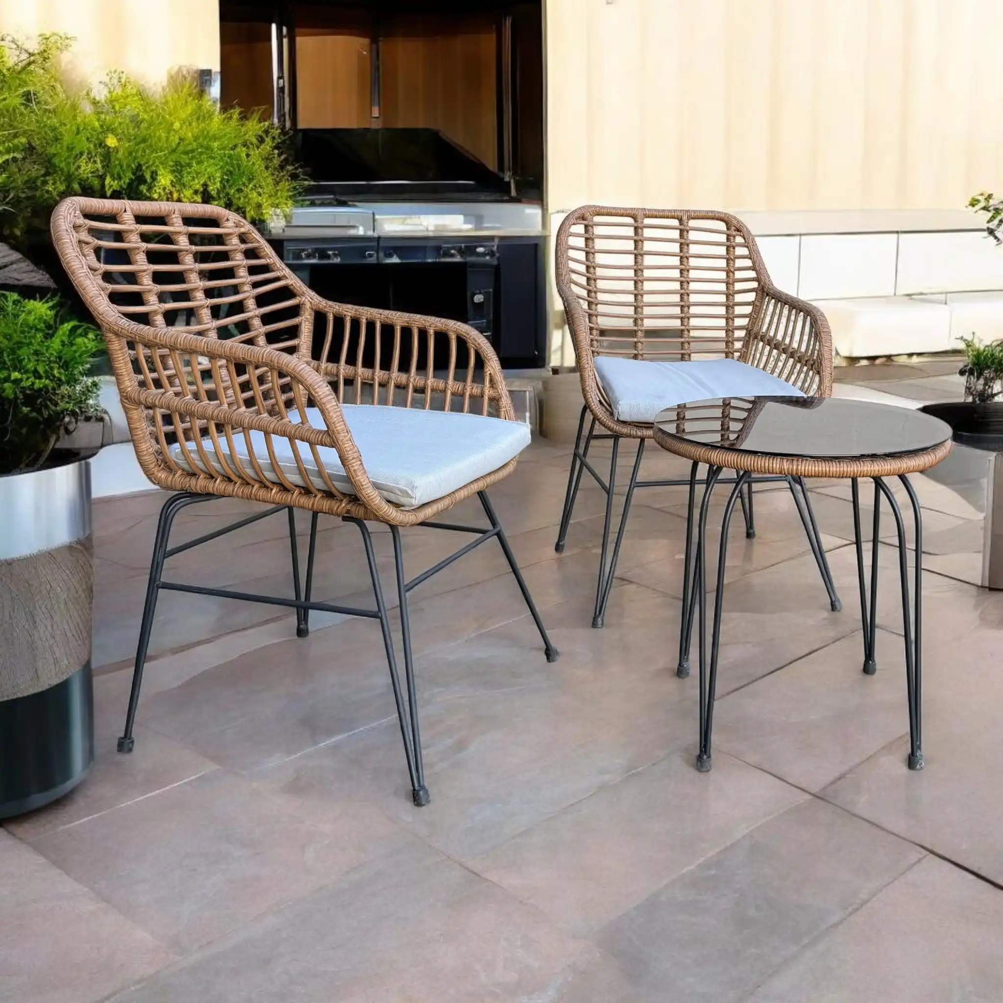 Atrani 3 Piece Wicker Outdoor Setting – Patio Furniture Set 22 Atrani 3 Piece Wicker Outdoor Setting – Patio Furniture Set - Image 22