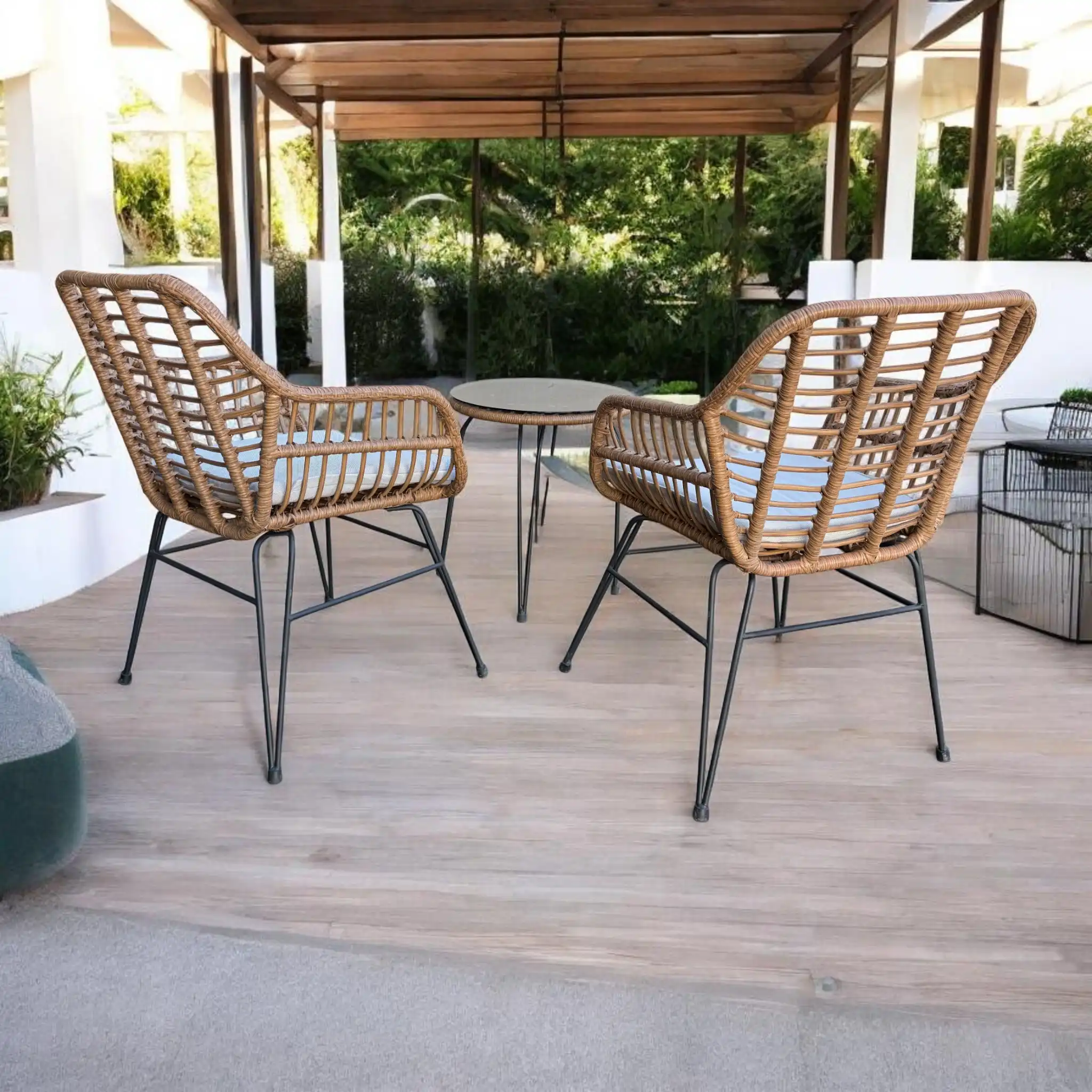 Atrani 3 Piece Wicker Outdoor Setting – Patio Furniture Set 32 Atrani 3 Piece Wicker Outdoor Setting – Patio Furniture Set - Image 32