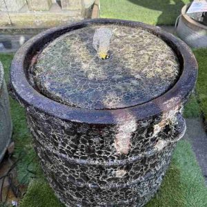 Rustic Stone Water Feature – Outdoor Garden Fountain